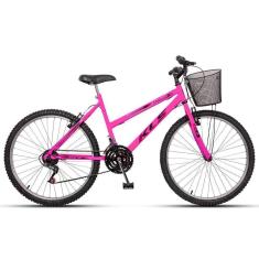 Bicicleta Aro 26 Kls Sport Freio V-Brake Mtb 21V Feminina-Feminino