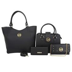 kit de bolsas femininas + carteira + alça transversal! Leona Barone!