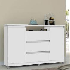 Cômoda 3 Gaveta 2 Portas Vênus Móveis Primus Branco