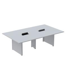 Mesa de Reunião 2400x1400 Mrcpb2414pp Cinza