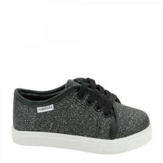 Tênis Casual Glitter Molekinha Baby Menina-Unissex