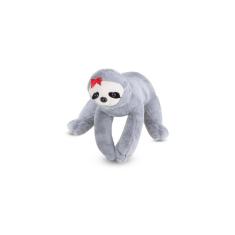 Preguiça De Pelúcia Cinza 30 Cm Antialérgica