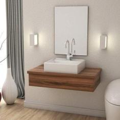 Bancada para Banheiro 80cm com Cuba Q39 800W Metrópole - Compace