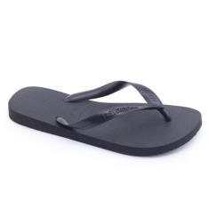 Chinelo Unissex TOP 4000029 com Nota Fiscal Havaianas, Preto, 37