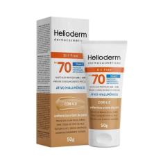 Protetor Solar Helioderm Facial FPS 70 Bege Escuro 50g - Kley Hertz