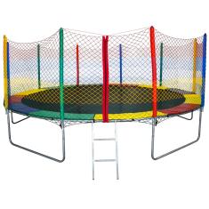 Cama Elástica Pula Pula 427 M Colorida COM ZIPER