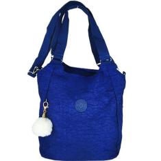 Bolsa Tactel Transversal e Ombro 9323 - ELLO COMERCIO, Marinho