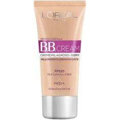 Base bb Cream FPS20 5 em 1 Cor Média L'Oréal Paris - 30ml