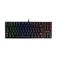 Teclado Mecânico Gamer Redragon Kumara, Anti-Ghosting, RGB, Switch Outemu Red,  ABNT2, Preto, PT - K552RGB-1 (PT-RED)