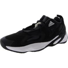 adidas Exhibit A Shoe - Unisex Basketball Core Black/Silver Metallic/Team Dark Grey