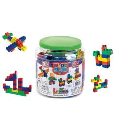 Bloco De Montar 96 Peças - Luctoys