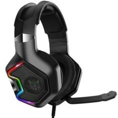 Headset Gamer Efeito 7.1 Surround LED Super Bass Knup KP-489