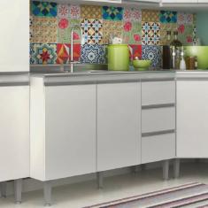 Balcão para Pia de Cozinha 3 Gavetas 2 Portas Athena irm