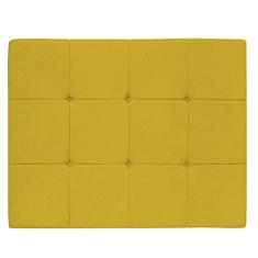Cabeceira Suspensa Sleep 90 cm Solteiro Suede Amarelo - Amarena Móveis