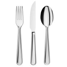 Faqueiro Brinox Em Aço Inox Módena 24 Peças Inox