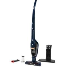 Electrolux Aspirador de Pó vertical bateria Ergorapido 2 em 1 luz frontal LED 45 min base recarregamento pedal limpeza facil da escova rotativa aspira escova capacidade 420Ml ERG28 Bivolt Azul
