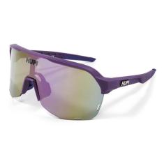 Óculos de Sol Bike e Corrida Hupi Huez Roxo - Lente Roxo Espelhado-Feminino