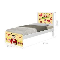 Cama Solteiro Joaninha - Mais de Casa