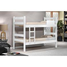 Beliche / Cama Solteiro 100% MDF Estrado em Eucalipto Reforçada com Es