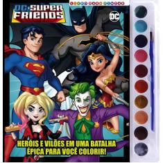 Livro - DC Super Friends Livro para Pintar com Aquarela