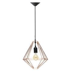 Pendente Aramado Modelo H - COBRE - Trybo Design