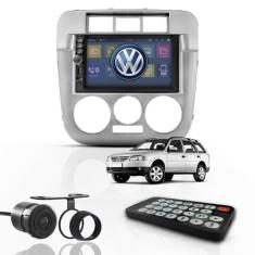 Kit Central Multimídia Mp5 2 Din Bt Espelha Dvd Vw Parati G4 - First O