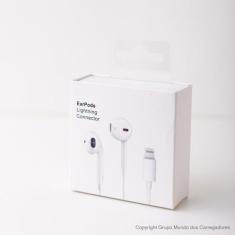 Fone De Ouvido Lightning Original Compativel com Iphone-7-8-X-11-12-13