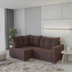 Sofá de Canto 4 Lugares 181cm Leme Montreal