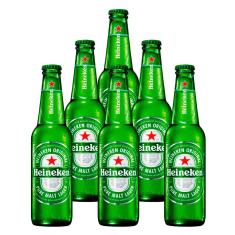 Cerveja Heineken Long Neck 330ml 6 Unidades