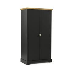 Guarda Roupa Solteiro 2 Portas Nevada Edez Cinza