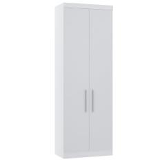 Guarda Roupa Modulado 79cm 2 Portas Alpes Luciane Móveis Branco Pf Com Branco Pf