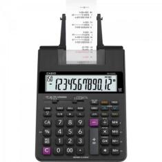 Calculadora Com Bobina Casio Hr-100rc 12 Dígitos Bivolt Preta