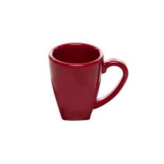 Xícara Elegance Para Café 80ml Vermelha Em Policarbonato Linha Profissional Cook Vem