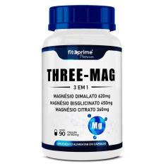 Three Mag - Magnésio 3 Em 1 90 Cápsulas De 550Mg- Fitoprime