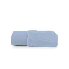 Lençol Casal C/ Elástico Malha 100% Algodão Avulso - Malucasim, Azul B