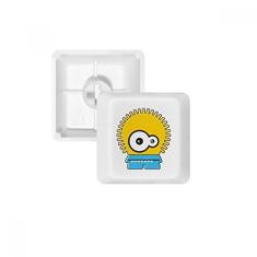 Kit de atualização para jogos PBT teclado mecânico alienígena e amarelo monstro