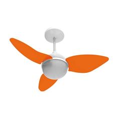 Ventilador de Teto com Controle Remoto Aliseu Smart 220V Laranja