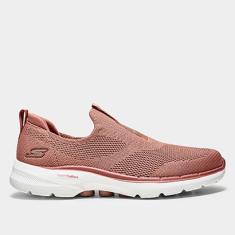 Tênis Skechers Go Walk 6 Glimmering Feminino-Feminino