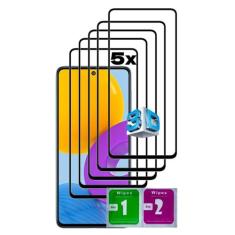 5x Pelicula Vidro 3d 5d Temperado Para Galaxy M52 - Mustangshop