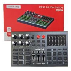 Mesa De Som Digital Efeito Mixer Bateria MSP-003 - Tomate