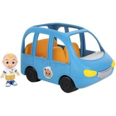 Carrinho de Brinquedo Cocomelon Deluxe Family Car - Candide com Boneco