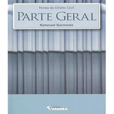 Livro Notas De Direito Civil - Parte Geral - Harbra