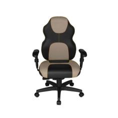 Cadeira Gamer Diretor Linha Gamer Racing Bege - Design Office Móveis