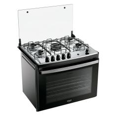 Fogão 5 Bocas Embutir Dako Supreme Mesa de Inox Bivolt