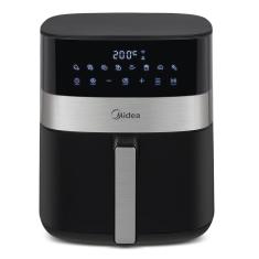 Fritadeira Air Fryer Midea Smart Chef Plus Preta 6L 220V MAD600010APKW2