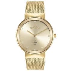 Relógio Technos Feminino Slim Dourado 1L22WM1X-Feminino