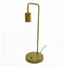 Luminária Abajur De Mesa Alumínio Piaui WOODS!