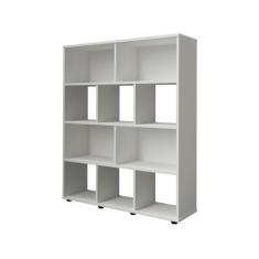 Estante para Livros com 10 Nichos 109cmx91cm Book - Artely, Branco