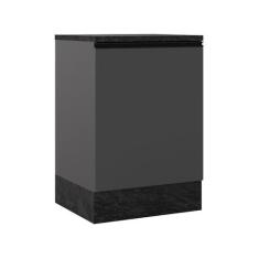 Balcão De Cozinha 58cm Etna Grafite - Poliman - POLIMAN MÓVEIS, Grafit
