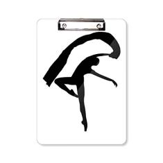 Prancheta Jumping Dancer Art Sports Pasta, bloco de escrita A4